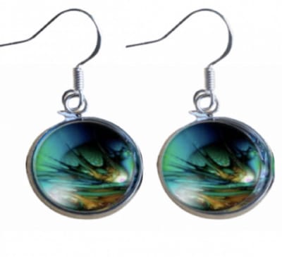 Lange oorbellen Suzan-zilver-16 mm -Charme Bijoux