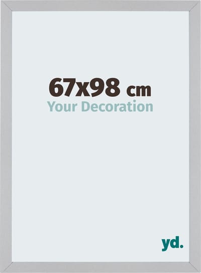 Your Decoration - Fotolijst 67x98 cm - MDF - Zilver Mat - Mura
