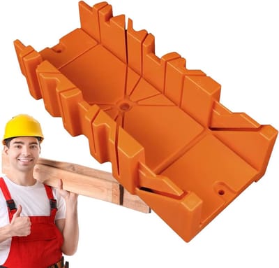 Verstekzaag Set - Verstekdoos Zaag - Nauwkeurig Zagen - Verstelbare Hoeken - 29.5 x 9 x 5 cm - Grijs
