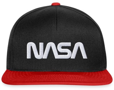 NASA Logo Wit Borduurwerk Snapback cap