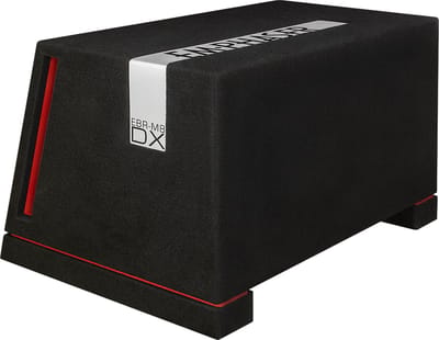 Emphaser EBR-M8DX - Autosubwoofer - Passieve subwoofer in kist - 500 Watt RMS - 2x 2 Ohm - 8 inch - 20cm subwoofer in bassreflex behuizing - 90dB
