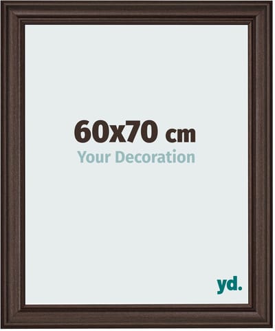 Your Decoration - Fotolijst 60x70 cm - MDF - Eiken Donker - Lazio