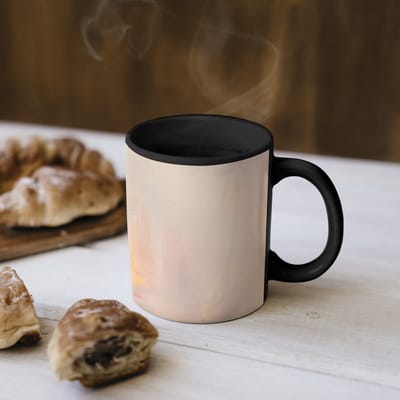 Magische Mok - Foto op Warmte Mokken - Koffiemok - Gitaar - Pastel - Schilderachtig - Magic Mok - Beker - 350 ML - Theemok