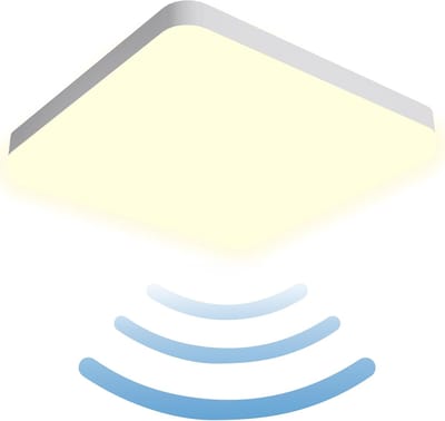 LED Plafondlamp met Bewegingsmelder voor Binnen - 20W, IP65, Ideaal voor Trappen, Kasten, Balkons, en Meer