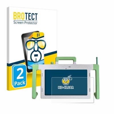 BROTECT - Screenprotector voor Telemarie Tablet 10.1" - Folie Beschermfolie transparant 2 Stuks
