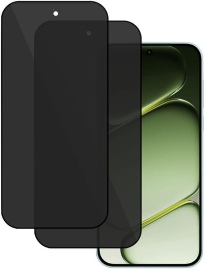 2x TechNow Privé Screenprotector geschikt voor OnePlus Nord 6 Screenprotector - Privacy Beschermglas - Rounded - Privacy Proteqt+