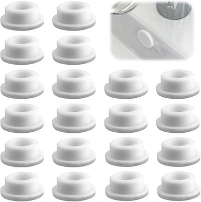 Afdekking Gootsteen - Afvoerplug Set - Verstopping Voorkomen - Uitstekende Afdichting - Wit