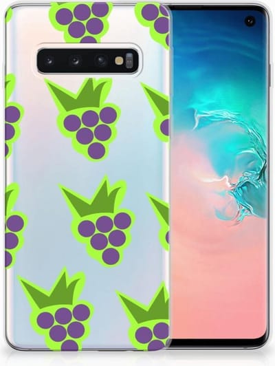 Samsung Galaxy S10 Siliconen Case Druiven