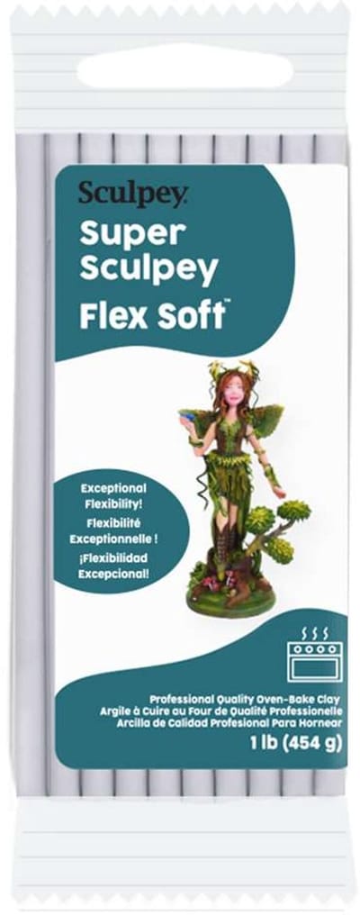Klei Super Flex Soft gray 454 gr - Sculpey