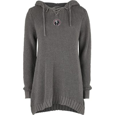Black Premium by EMP Gebreide trui - Gebreide trui met capuchon en vetersluiting - S tot XXL - voor Vrouwen - beige