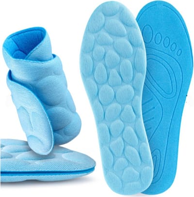Inlegzolen van schuimrubber die uw voeten zachtjes masseren - maat 37/38 - lichtgewicht en antizweet