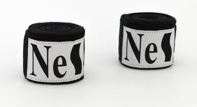 Nes Boksbandage - boxing handwraps- Boks Wraps - Boksbandages - Kickboks bandage - zwart - 2,75 meter