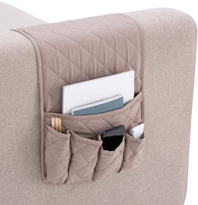 Belmarti bankorganizer 89 x 33 cm - 5 vakken - linnen