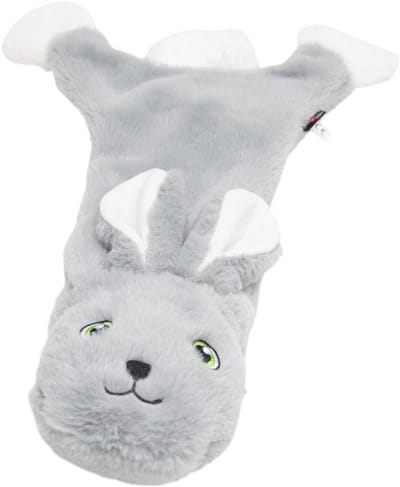 Jack and Vanilla Hondenspeelgoed - Flatties Knuffel Konijn - Maat M: 45 cm