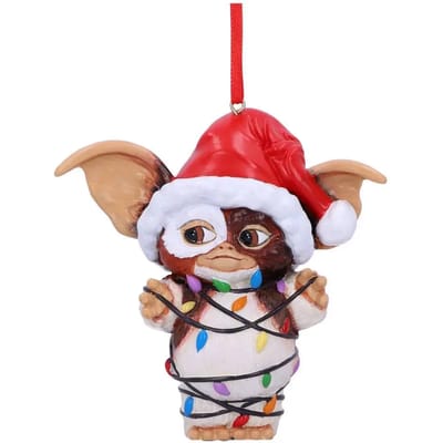 Nemesis Now - Gremlins Kerstbal - Gizmo in Fairy Lights Hanging Ornament - Meerkleurig