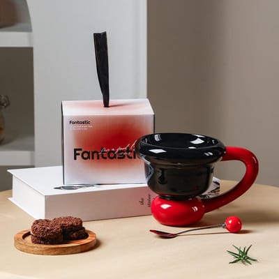 Fantesi Creatieve Keramische IJs Creatieve Beker Souvenir Stel Waterbeker Cadeau Hoge Precisie Mok Cadeau 301-400ml