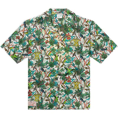 Daily Paper Light Green Yellow Povan Shirt Green/black/yellow Maat: XS | Casual Overhemden Outlet | Heren | Groen