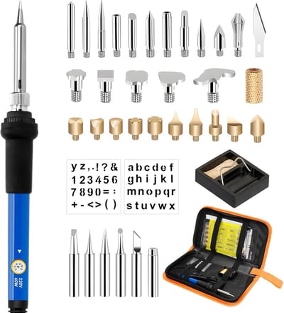 Houtbrander Set - Pyrografie Machine - Soldeerbout - Hobby & Professionals - Houtkunst