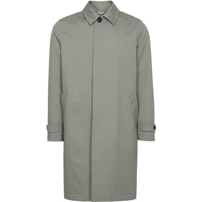 Reiss Toyomasa-nylon Mac Sage Nude Maat: S | Trenchcoats Outlet | Heren | Grijs