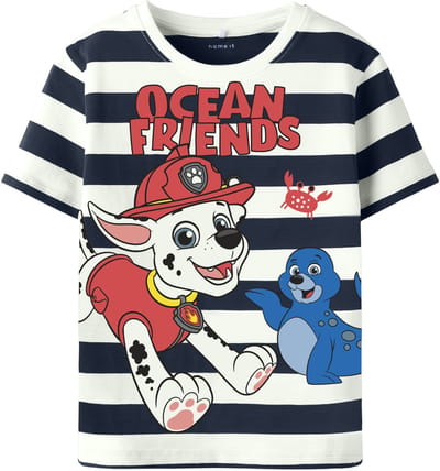 NAME IT - NMMMILAN PAW SS NREG TOP BOX CPLG - Jongens - T-shirts
