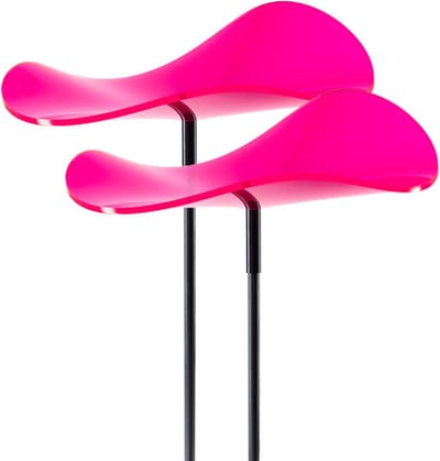 Cazador Del Sol Zonnevangers Lucy - tuin decoratie voor buiten - Ø150mm x 120cm Rood Set2