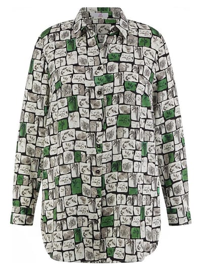 Blouse lange mouwen Van Emilia Lay zwart