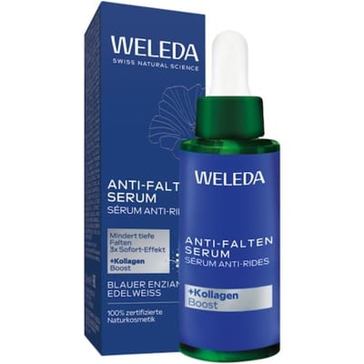 WELEDA Intensive care Anti-rimpelserum blauwe gentiaan & edelweiss Anti-veroudering Unisex 30 ml