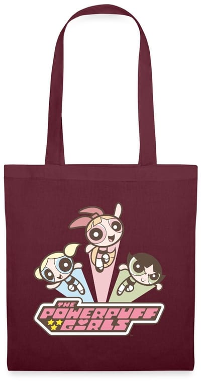 Powerpuff Girls Vintage Tas Van Stof Schoudertas
