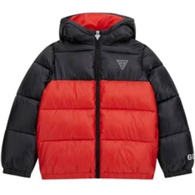 Guess  Donsjas HOODED LS PADDED PUFFER W/ZIP