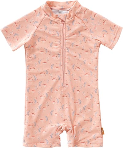 Fresk UV Zwempak 62 -Sneldrogende Zwemkleding voor Kinderen - UPF 50 - Zwemshirt voor Meisjes - Zwempak met Korte Mouwen - Roze - Mimosa