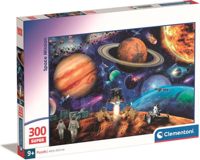 Clementoni - Puzzel - 300 Stukjes - Ruimtemissie - Puzzel Voor Kinderen - Vanaf 9 Jaar
