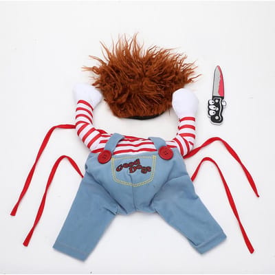 Halloween-hondenkostuums Grappige huisdierenkleding Verstelbare honden-cosplay-kostuumsets Nieuwe kleding voor middelgrote honden Bulldog-mopshond M Chest 58-68 cm