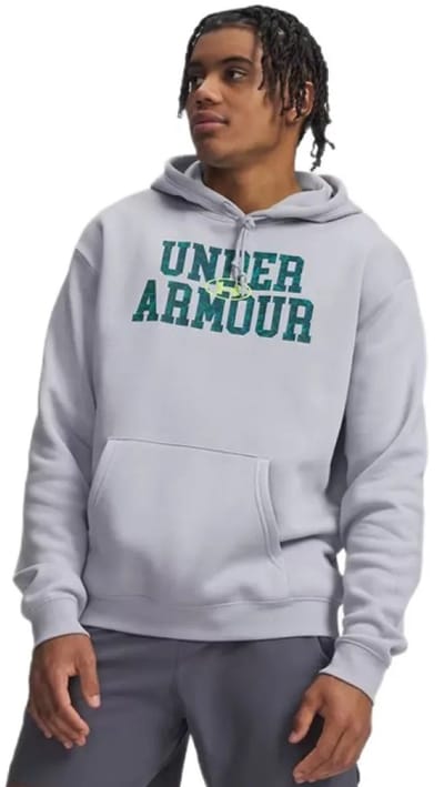 Under Armour Rival Fleece Camo Fill Hoodie Grijs S / Regular Man