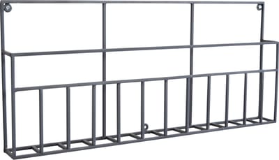 LOFT42 Maggy Tijdschriftenrek Large Zwart - Metaal - 70x7x31