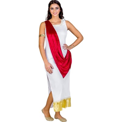 dressforfun - vrouwenkostuum Olympische godin Aphrodite XL - verkleedkleding kostuum halloween verkleden feestkleding carnavalskleding carnaval feestkledij partykleding - 300321
