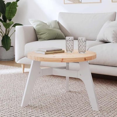 Tafelblad Massief Grenenhout - Ronde Plaat - Meubelprojecten - Rustieke Look - 60 cm Diameter - Bruin