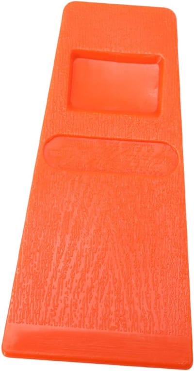 Hout Zaag Wig - Boom Snijden - Veilig Vellen - Mechanisch Vellen - 14 x 6.6 CM - Oranje