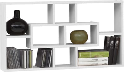 Wandrek Idaho Wit - Breedte 85 cm - Hoogte 47.5 cm - Diepte 16 cm