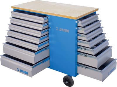 UNIOR - LEGE WERKWAGEN TYPE HERCULES - 7 DRAWERS - 1182 X 640 X 955 MM - 115.6 KG - END O