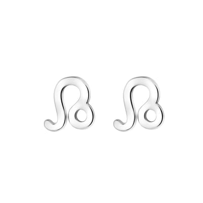 Minimalistisch Sterrenbeeld Leeuw oorknopjes - Zodiac Leo - Oorknopjes Leeuw - Oorstekers Sterrenbeeld Leeuw - Zilveren Sterrenbeeld Oorknopjes - Silver Earrings Leo - Leeuw oorstekers - Amona Jewelry
