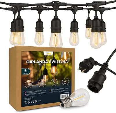LedSolution - Padverlichting - 5m - IP65 - Tuingirlanda