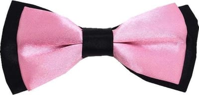 Fako Fashion - Vlinderstrik - Vlinderdas - Strik - Duo Tone - 12cm - Roze
