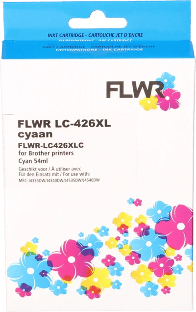 FLWR - Cartridges / Brother LC-426XL / cyaan / Geschikt voor Brother