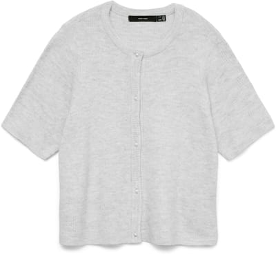 VERO MODA - VMLEFILE 2/4 O-NECK PEARL CARDIGAN - Dames - Cardigans