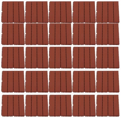 Terrastegels - Vloertegels Buiten - Buitenruimte Vernieuwen - Kliksysteem - 30x30 cm - Bruin