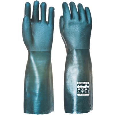 Dubbel Gedompelde PVC-handschoen 45 cm