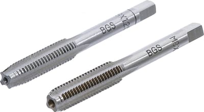 BGS Draadsnijtap - voor- en nasnijder - M8 x 1,25 mm - 2 delig
