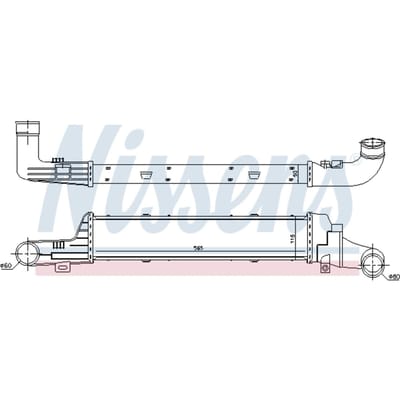 Intercooler NISSENS 96861