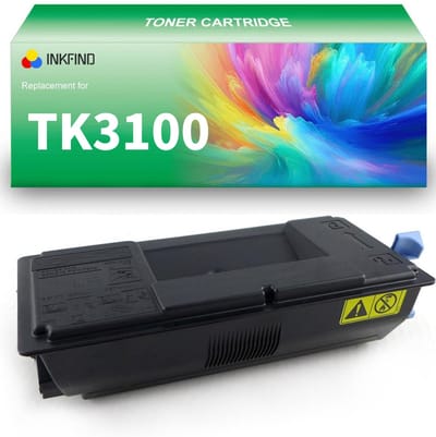 INKFIND TK3100 Zwart tonercartridge van 1 stuk compatibel met Kyocera TK3100 TK-3100 voor Kyocera Mita FS-2100/4100/4200/4300/ECOSYS M3040dn/3540 1-pack BK