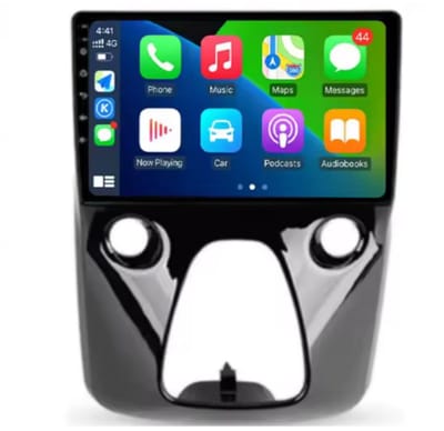 Navigatiesysteem auto met scherm - autoradio geschikt voor CarPlay en Android auto - bluetooth radio - geschikt voor Toyota Aygo 2015-2021
